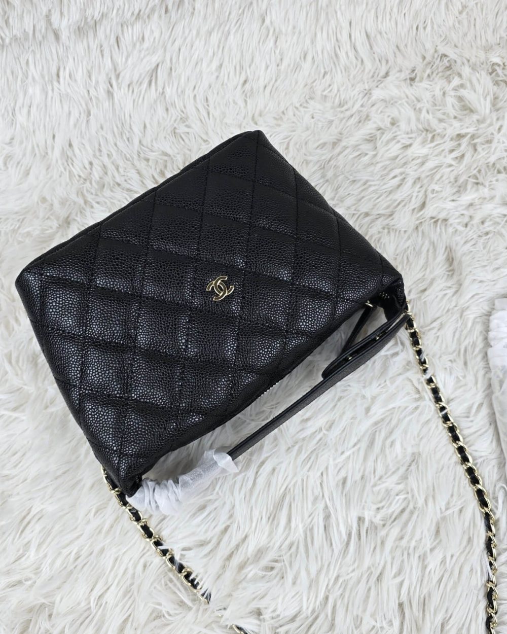 [REP 1:1] Chanel  25C lunch box bag Black luxury Bag For Women, Women’s Bags 21.5cm