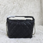 [REP 1:1] Chanel  25C lunch box bag Black luxury Bag For Women, Women’s Bags 21.5cm