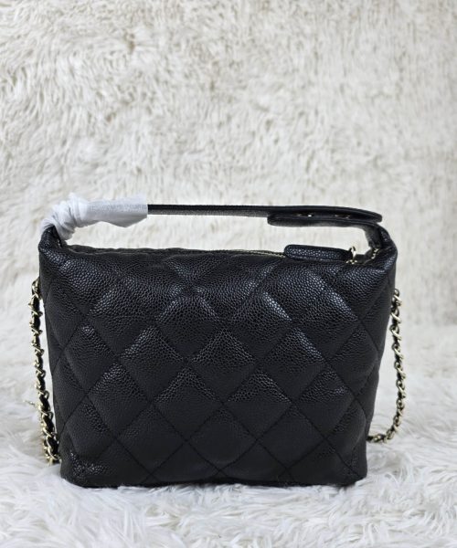 [REP 1:1] Chanel  25C lunch box bag Black luxury Bag For Women, Women’s Bags 21.5cm