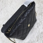 [REP 1:1] Chanel  25C lunch box bag Black luxury Bag For Women, Women’s Bags 21.5cm