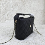 [REP 1:1] Chanel  25C lunch box bag Black luxury Bag For Women, Women’s Bags 21.5cm