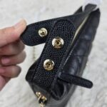 [REP 1:1] Chanel  25C lunch box bag Black luxury Bag For Women, Women’s Bags 21.5cm