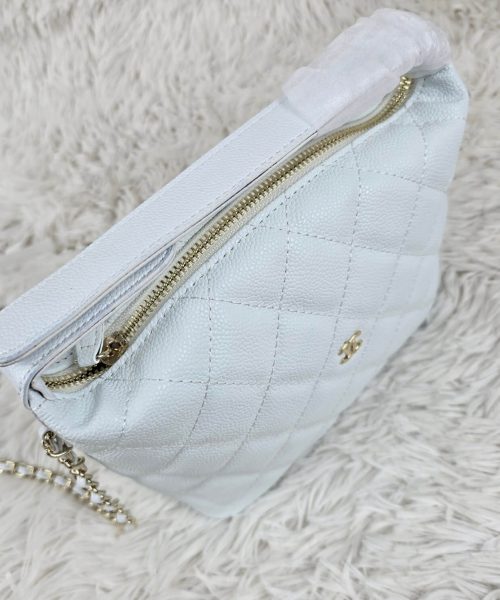 [REP 1:1] Chanel  25C lunch box bag white luxury Bag For Women, Women’s Bags 21.5cm