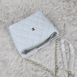 [REP 1:1] Chanel  25C lunch box bag white luxury Bag For Women, Women’s Bags 21.5cm