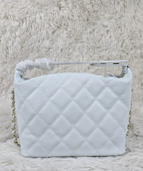 [REP 1:1] Chanel  25C lunch box bag white luxury Bag For Women, Women’s Bags 21.5cm
