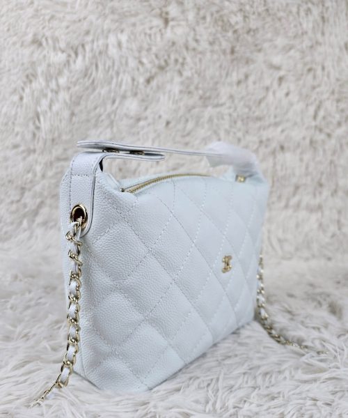[REP 1:1] Chanel  25C lunch box bag white luxury Bag For Women, Women’s Bags 21.5cm