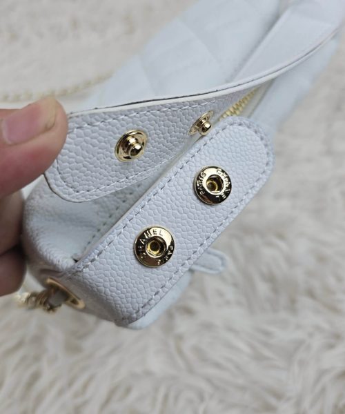 [REP 1:1] Chanel  25C lunch box bag white luxury Bag For Women, Women’s Bags 21.5cm