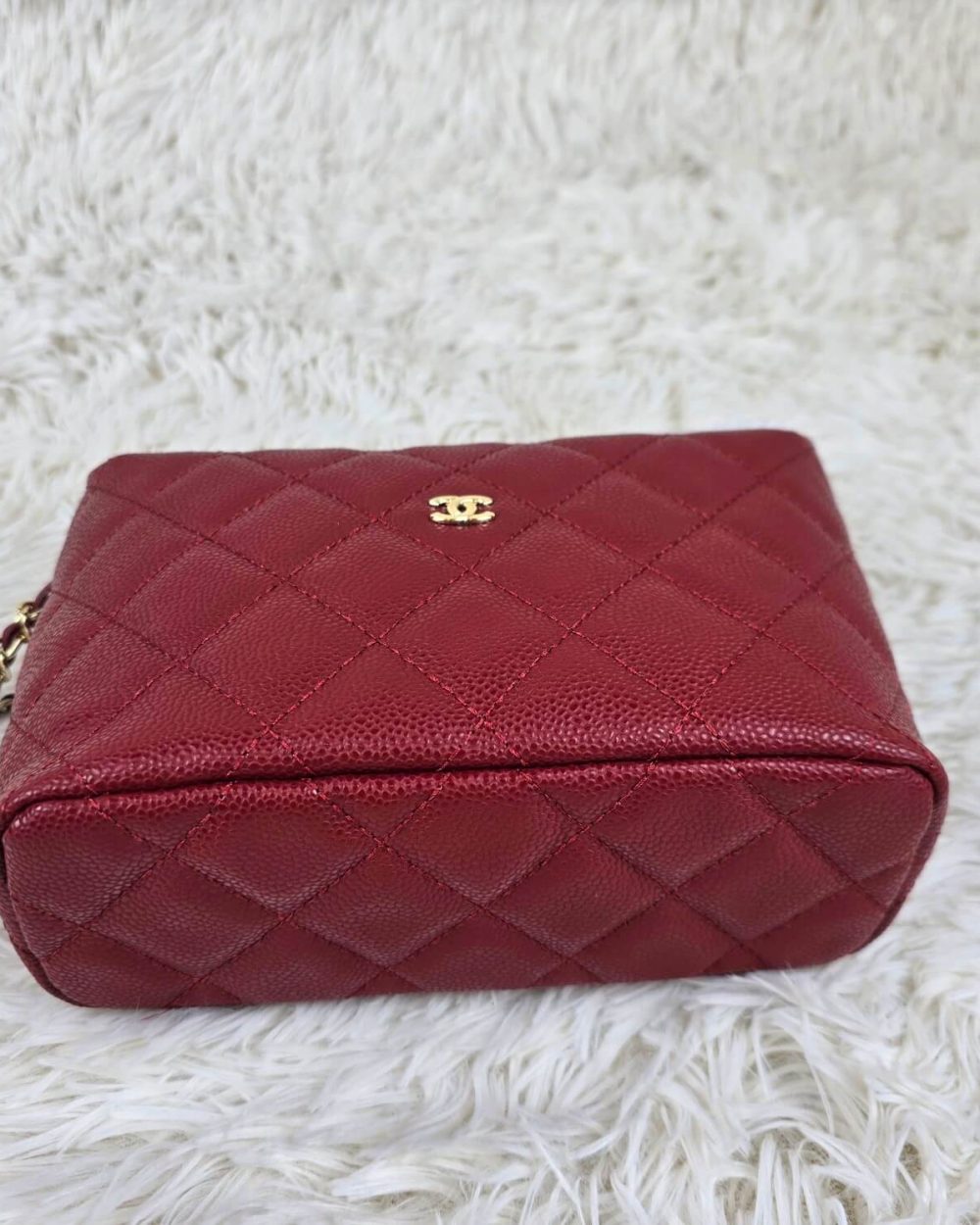 [REP 1:1] Chanel  25C lunch box bag Red luxury Bag For Women, Women’s Bags 21.5cm