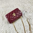 [REP 1:1] Chanel 21 Plum Red luxury Bag  For Women, Women's Bags 22cm