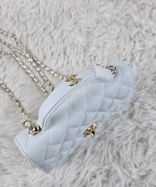 [REP 1:1] Chanel Balo Woc White luxury Bag  For Women, Women's Bags 18cm