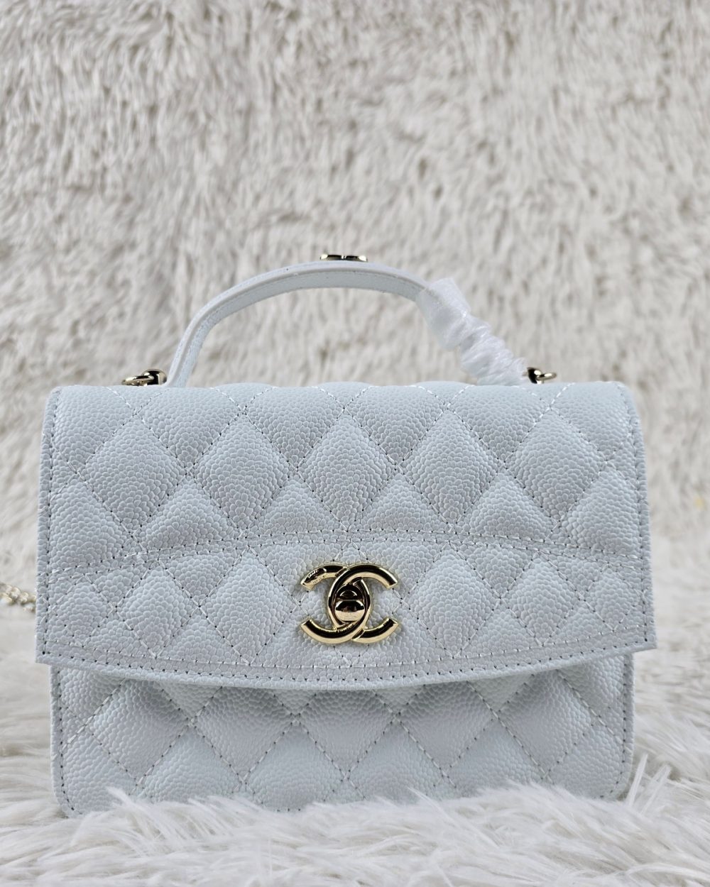 [REP 1:1] Chanel Balo Woc White luxury Bag  For Women, Women's Bags 18cm