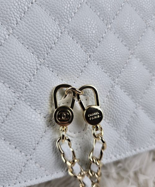 [REP 1:1] Chanel Balo Woc White luxury Bag  For Women, Women's Bags 18cm