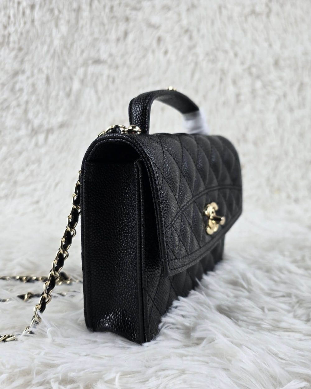 [REP 1:1] Chanel Balo Woc Black luxury Bag  For Women, Women's Bags 18cm