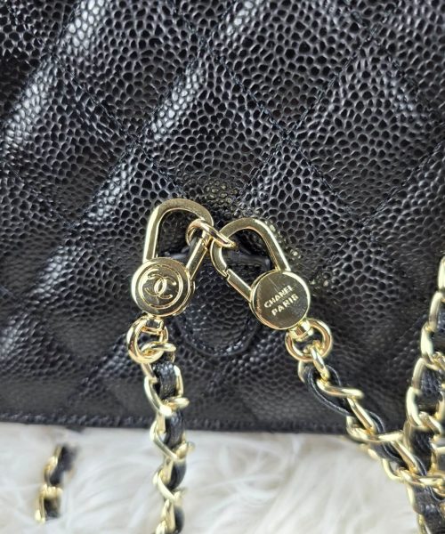 [REP 1:1] Chanel Balo Woc Black luxury Bag  For Women, Women's Bags 18cm