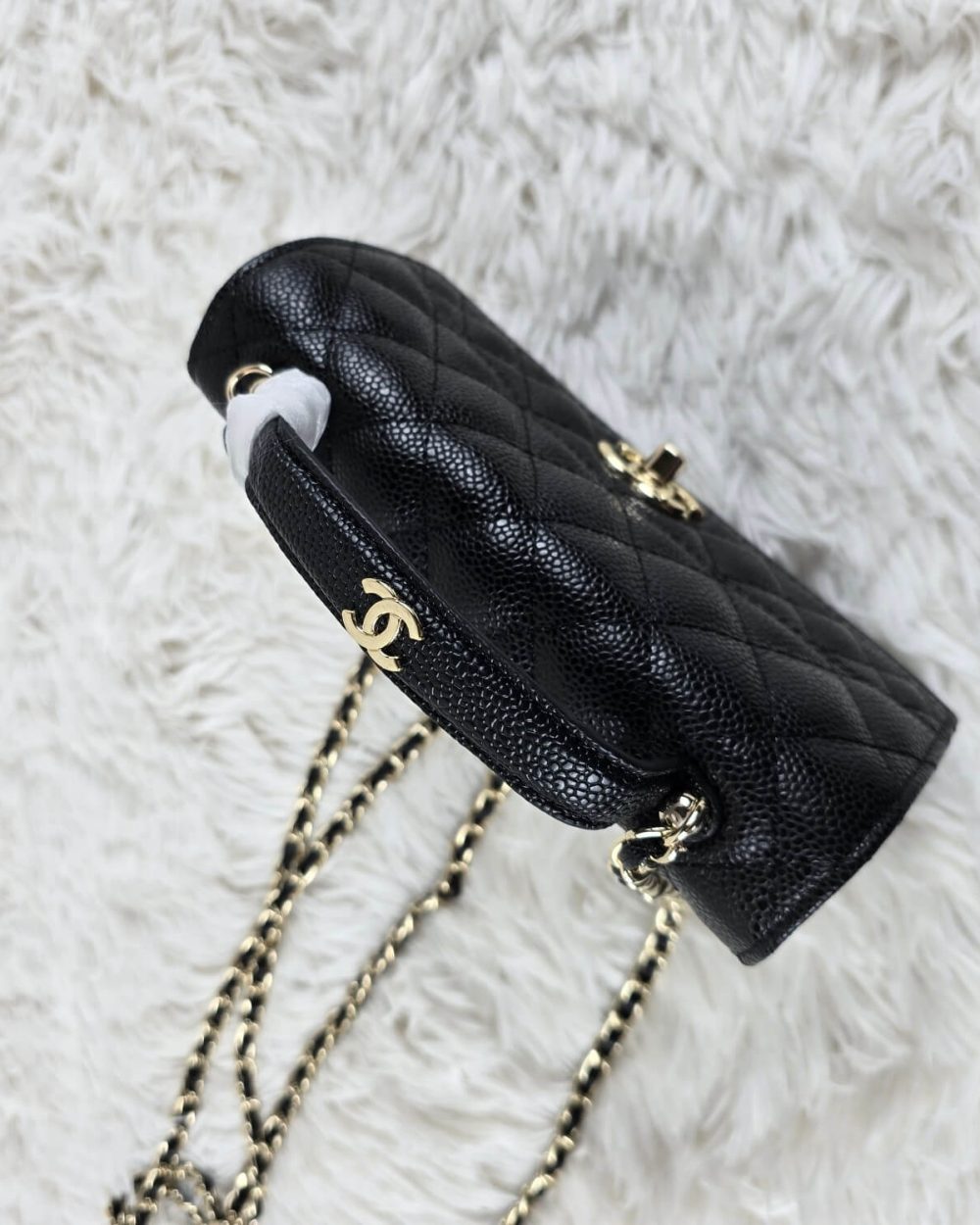 [REP 1:1] Chanel Balo Woc Black luxury Bag  For Women, Women's Bags 18cm