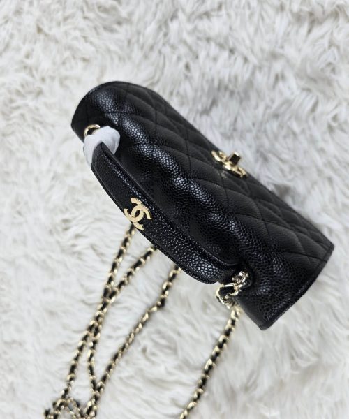 [REP 1:1] Chanel Balo Woc Black luxury Bag  For Women, Women's Bags 18cm