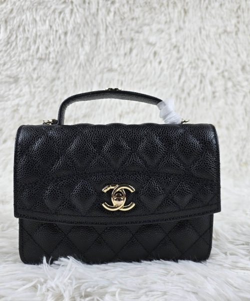 [REP 1:1] Chanel Balo Woc Black luxury Bag  For Women, Women's Bags 18cm