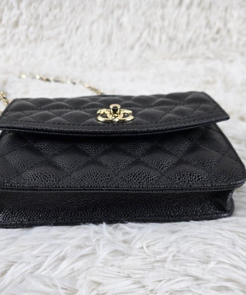 [REP 1:1] Chanel Balo Woc Black luxury Bag  For Women, Women's Bags 18cm