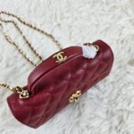[REP 1:1] Chanel Balo Woc Red luxury Bag  For Women, Women's Bags 18cm