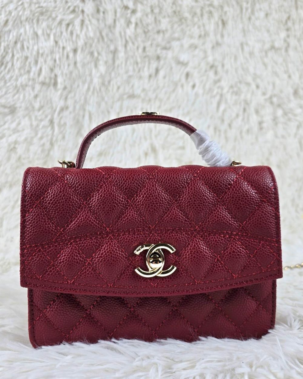 [REP 1:1] Chanel Balo Woc Red luxury Bag  For Women, Women's Bags 18cm