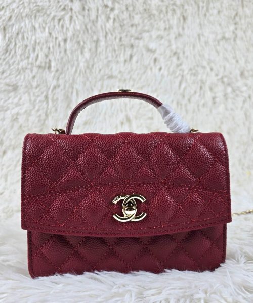 [REP 1:1] Chanel Balo Woc Red luxury Bag  For Women, Women's Bags 18cm