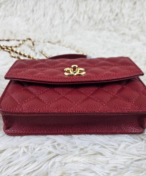 [REP 1:1] Chanel Balo Woc Red luxury Bag  For Women, Women's Bags 18cm