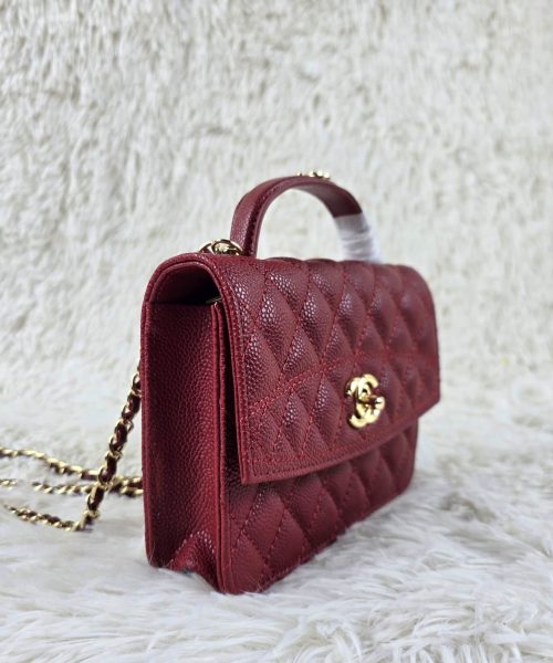 [REP 1:1] Chanel Balo Woc Red luxury Bag  For Women, Women's Bags 18cm