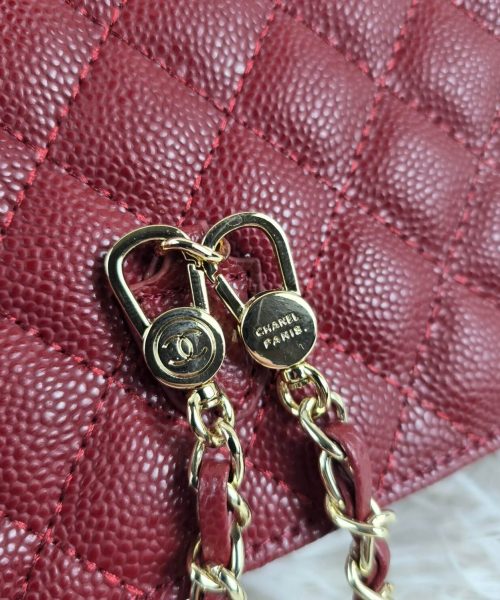 [REP 1:1] Chanel Balo Woc Red luxury Bag  For Women, Women's Bags 18cm