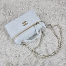 [REP 1:1] Chanel Mini Exquisite small chain clutch bag White luxury Bag  For Women, Women's Bags 19.5 cm