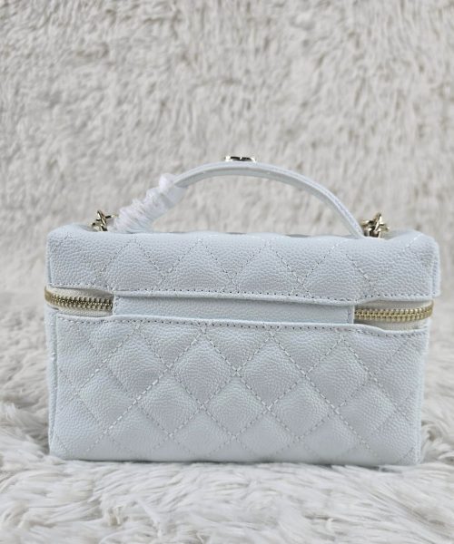 [REP 1:1] Chanel Mini Exquisite small chain clutch bag White luxury Bag  For Women, Women's Bags 19.5 cm
