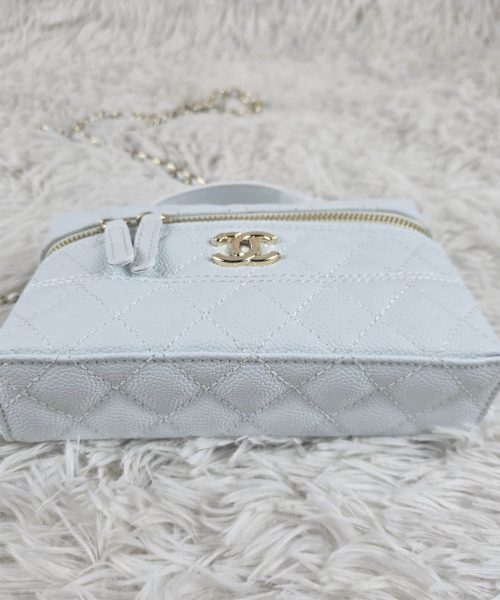 [REP 1:1] Chanel Mini Exquisite small chain clutch bag White luxury Bag  For Women, Women's Bags 19.5 cm