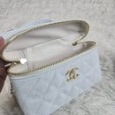 [REP 1:1] Chanel Mini Exquisite small chain clutch bag White luxury Bag  For Women, Women's Bags 19.5 cm