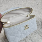 [REP 1:1] Chanel Mini Exquisite small chain clutch bag White luxury Bag  For Women, Women's Bags 19.5 cm