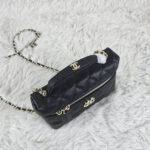 [REP 1:1] Chanel Mini Exquisite small chain clutch bag Black luxury Bag  For Women, Women's Bags 19.5 cm