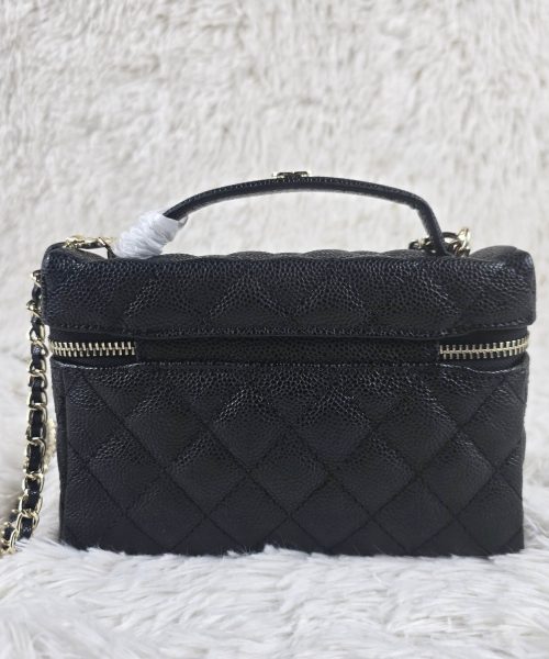 [REP 1:1] Chanel Mini Exquisite small chain clutch bag Black luxury Bag  For Women, Women's Bags 19.5 cm