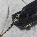 [REP 1:1] Chanel Mini Exquisite small chain clutch bag Black luxury Bag  For Women, Women's Bags 19.5 cm