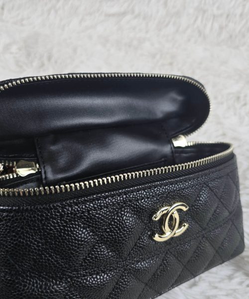 [REP 1:1] Chanel Mini Exquisite small chain clutch bag Black luxury Bag  For Women, Women's Bags 19.5 cm