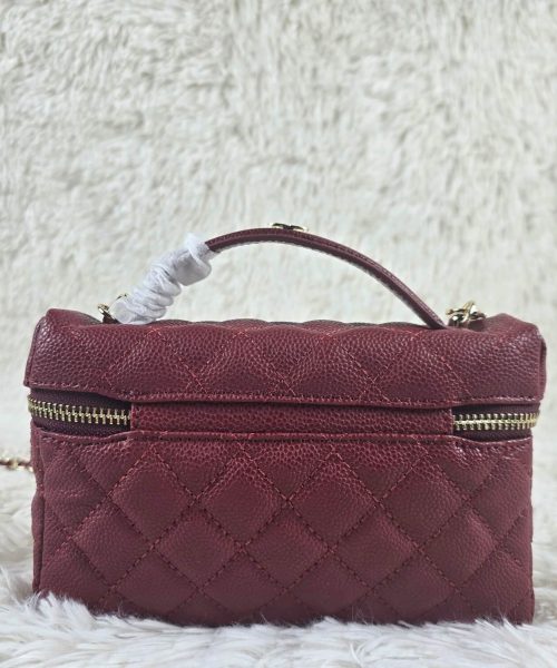 [REP 1:1] Chanel Mini Exquisite small chain clutch bag Red luxury Bag  For Women, Women's Bags 19.5 cm