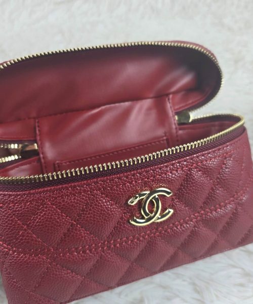 [REP 1:1] Chanel Mini Exquisite small chain clutch bag Red luxury Bag  For Women, Women's Bags 19.5 cm