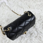 [REP 1:1] Chanel Mini Love Flap Bag 24B pearl square Black luxury Bag For Women, Women’s Bags 18cm