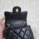 [REP 1:1] Chanel Mini Love Flap Bag 24B pearl square Black luxury Bag For Women, Women’s Bags 18cm