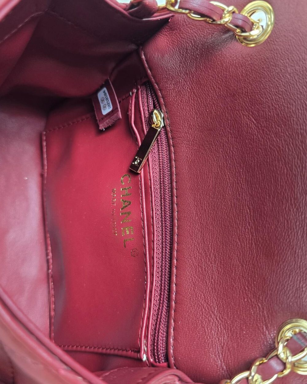 [REP 1:1] Chanel Mini Love Flap Bag 24B pearl square Red luxury Bag For Women, Women’s Bags 18cm