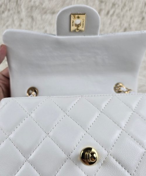 [REP 1:1] Chanel Mini Love Flap Bag White luxury Bag  For Women, Women's Bags 20cm