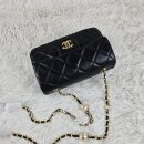 [REP 1:1] Chanel Mini Love Flap Bag Black luxury Bag For Women, Women’s Bags 20cm