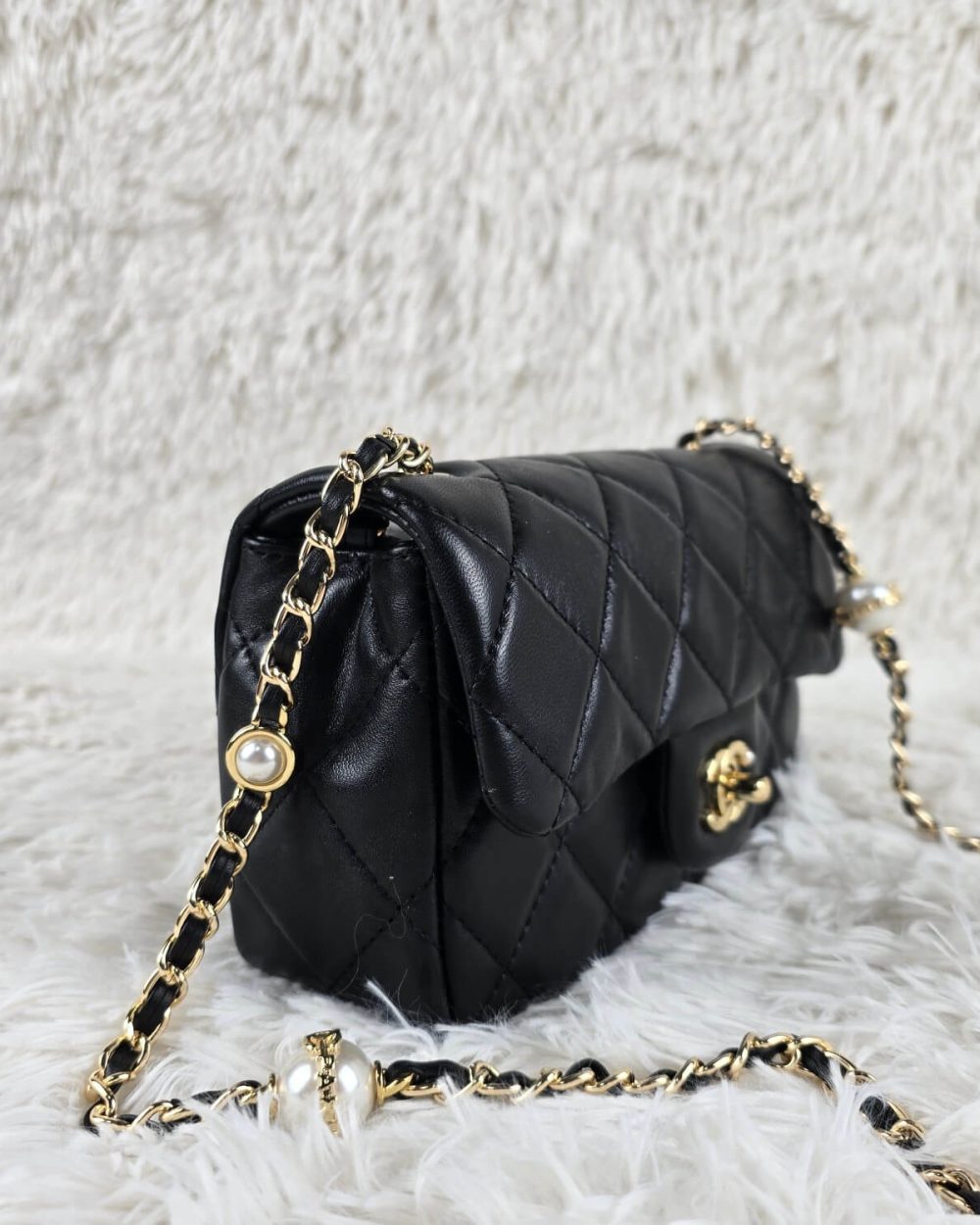 [REP 1:1] Chanel Mini Love Flap Bag Black luxury Bag For Women, Women’s Bags 20cm