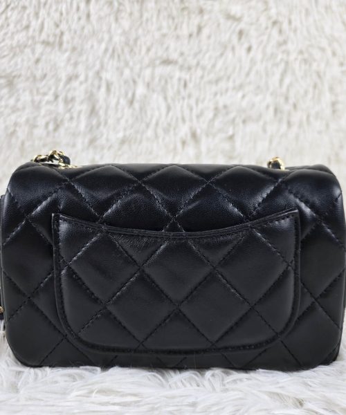 [REP 1:1] Chanel Mini Love Flap Bag Black luxury Bag For Women, Women’s Bags 20cm
