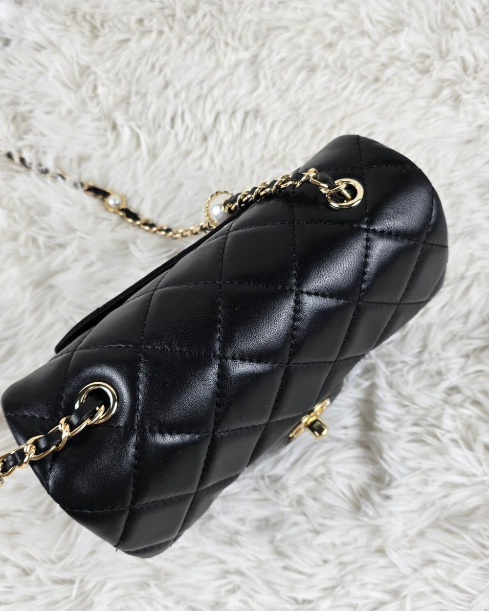 [REP 1:1] Chanel Mini Love Flap Bag Black luxury Bag For Women, Women’s Bags 20cm