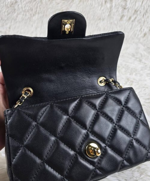 [REP 1:1] Chanel Mini Love Flap Bag Black luxury Bag For Women, Women’s Bags 20cm