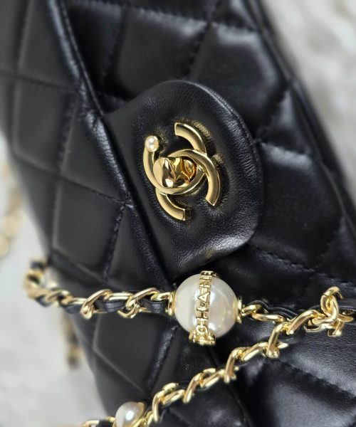[REP 1:1] Chanel Mini Love Flap Bag Black luxury Bag For Women, Women’s Bags 20cm
