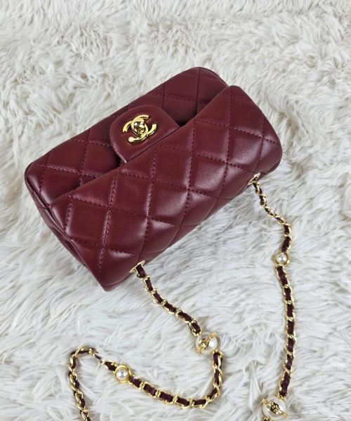 [REP 1:1] Chanel Mini Love Flap Bag Red luxury Bag For Women, Women’s Bags 20cm